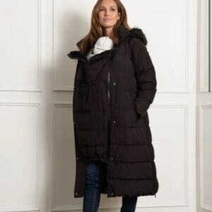 New with Tags Seraphine Monika Maternity & Babywesring Puffer Coat